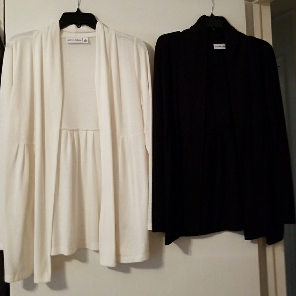 St Johns Bay open front cardigans
